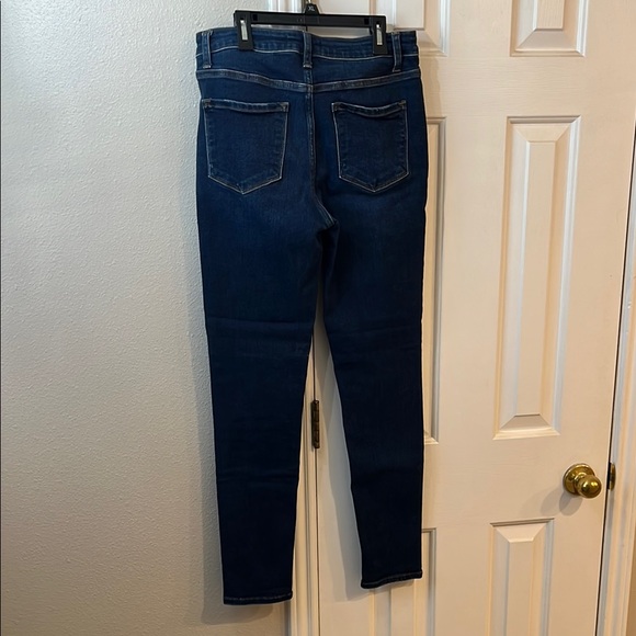 Dark Blue Skinny Jeans - Picture 2 of 4